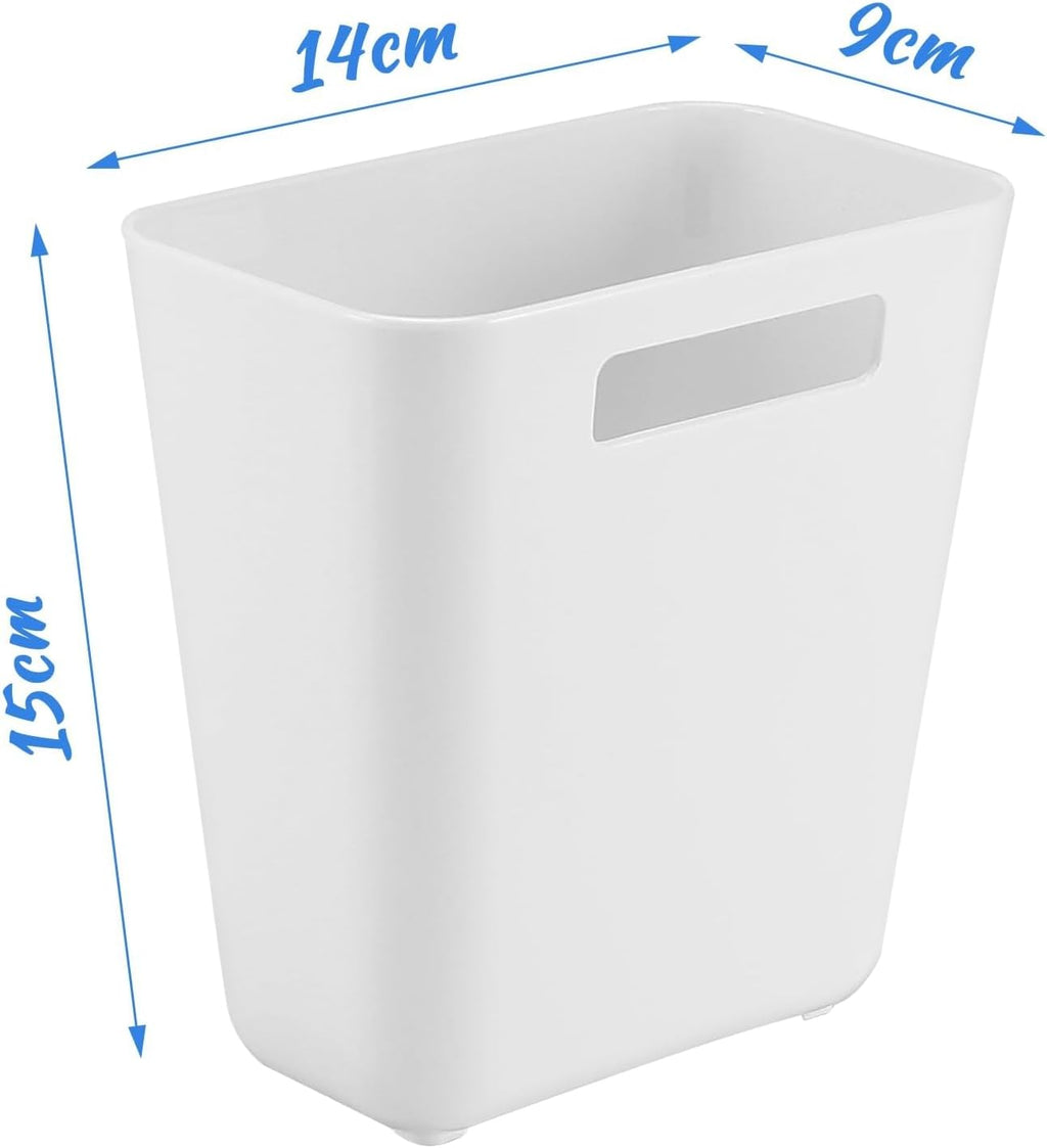 Collazoey 4 Pcs Wall Sticker Storage Box Kitchen Cabinet Door Storage Box for Cabinet Bathroom Refrigerator Small Items
