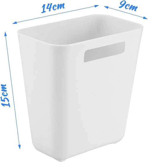 Collazoey 4 Pcs Wall Sticker Storage Box Kitchen Cabinet Door Storage Box for Cabinet Bathroom Refrigerator Small Items