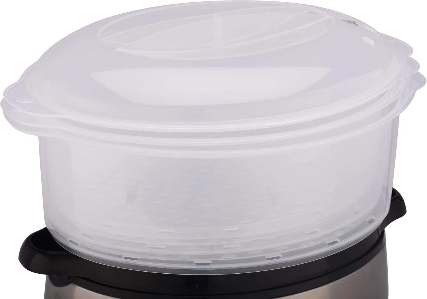 Russell Hobbs Cook@Home Steamer [Large Capacity] (800 W, 9 L, 3 Levels, 1 Rice Cooker Basket + 6 Egg Holders Included, Digital Screen, Programmable Timer, 3 Baskets Without BPA) 19270-56