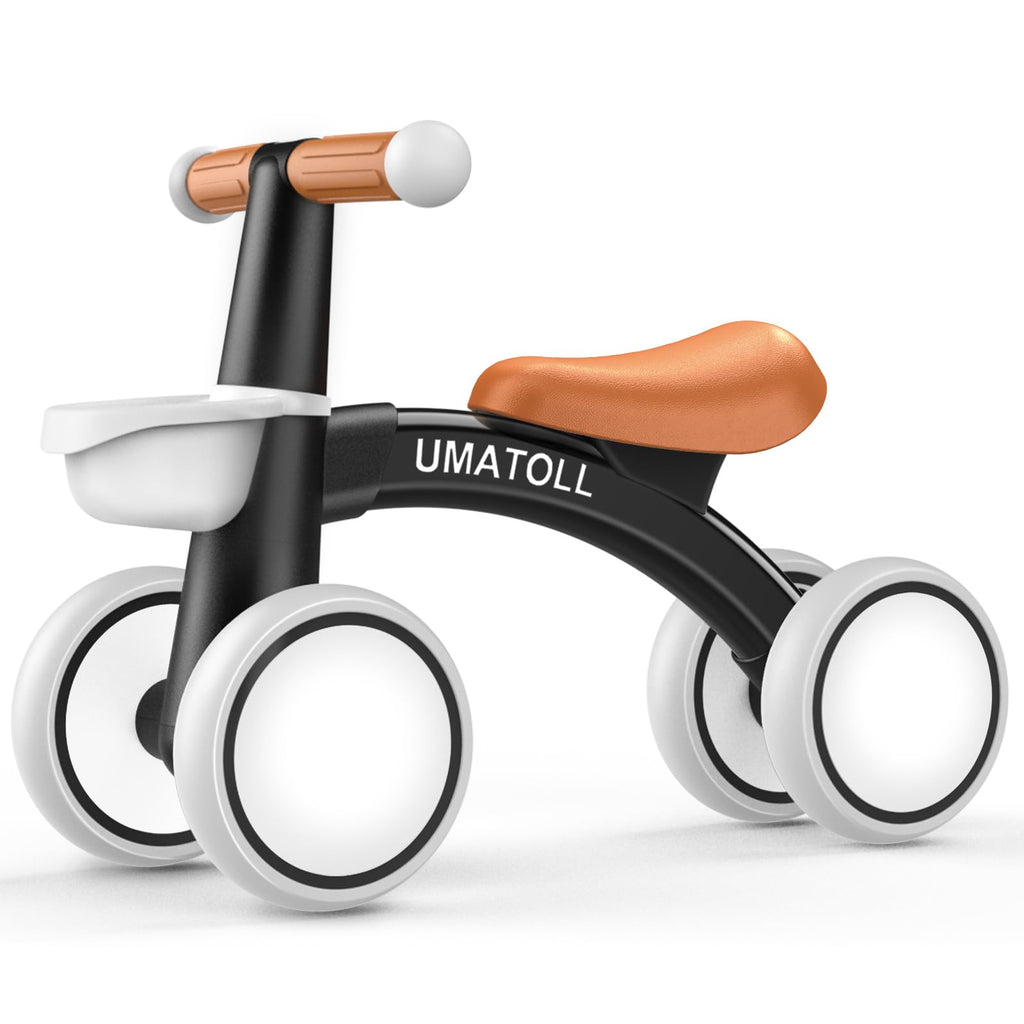 Umatoll Baby Balance Bike 1 Year Toy for 12-24 Months, Bicycle with Basket for Boys and Girls, First Birthday Christmas Gift