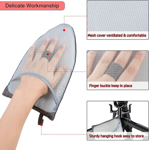 Heat Resistant Steam Ironing Glove, Full Protector for Steam Care, Iron for Clothes