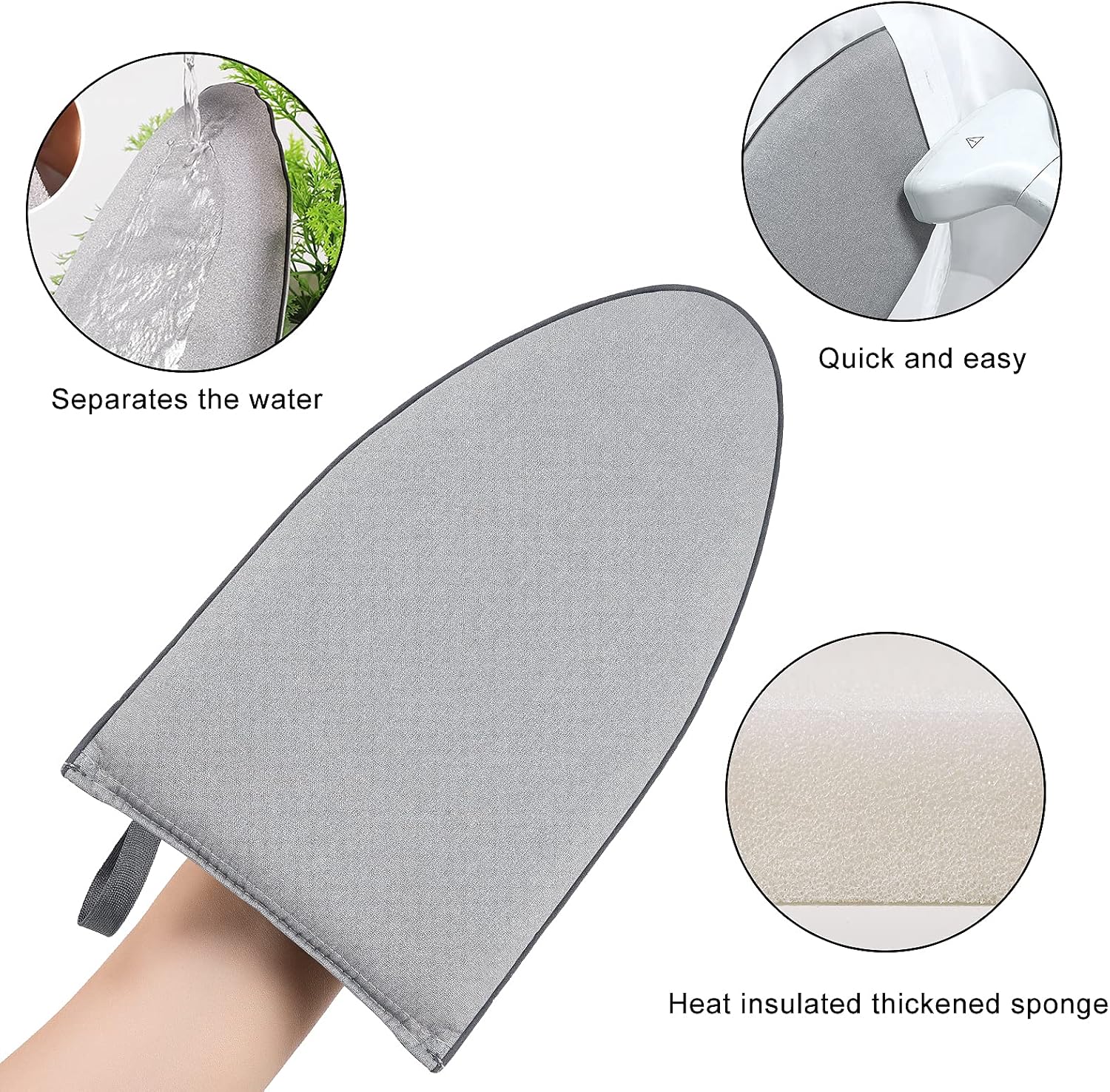 Heat Resistant Steam Ironing Glove, Full Protector for Steam Care, Iron for Clothes